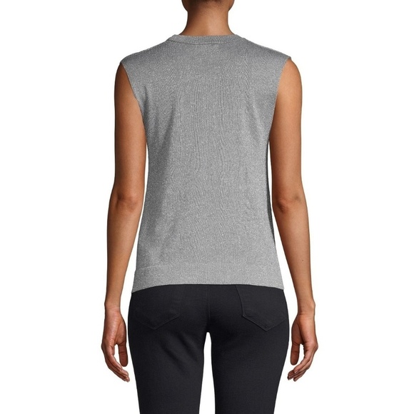 Prins Cowlneck Sleeveless Pullover Sweater Gray - Picture 2 of 2